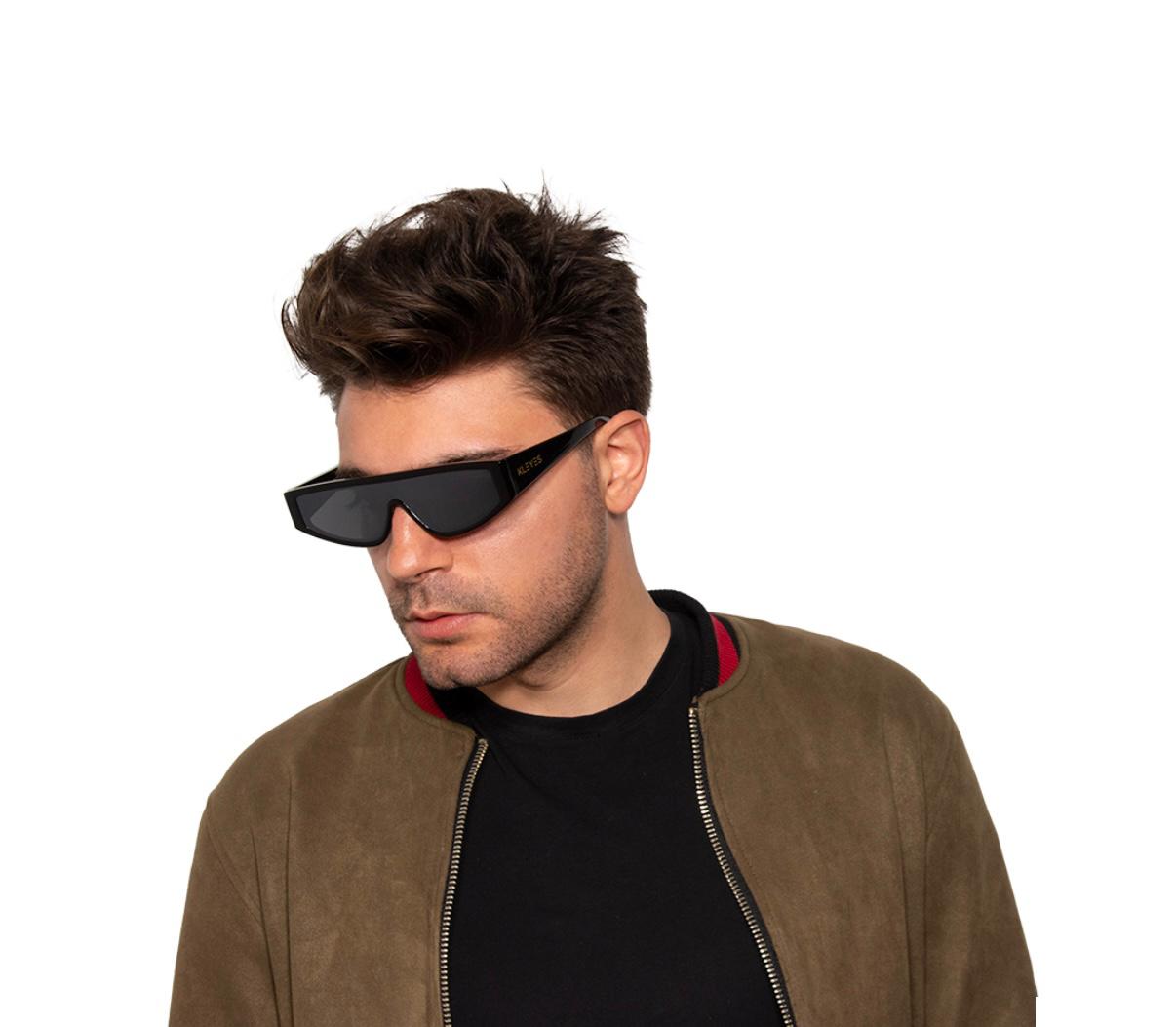 Cod. KL0043 «Trap» Sunglasses – Shiny Black - Image 3